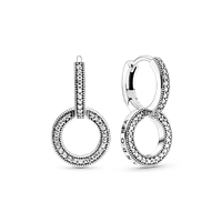 Orecchini Pandora Donna Pandora Signature in Argento 299052C01 - 299052C01